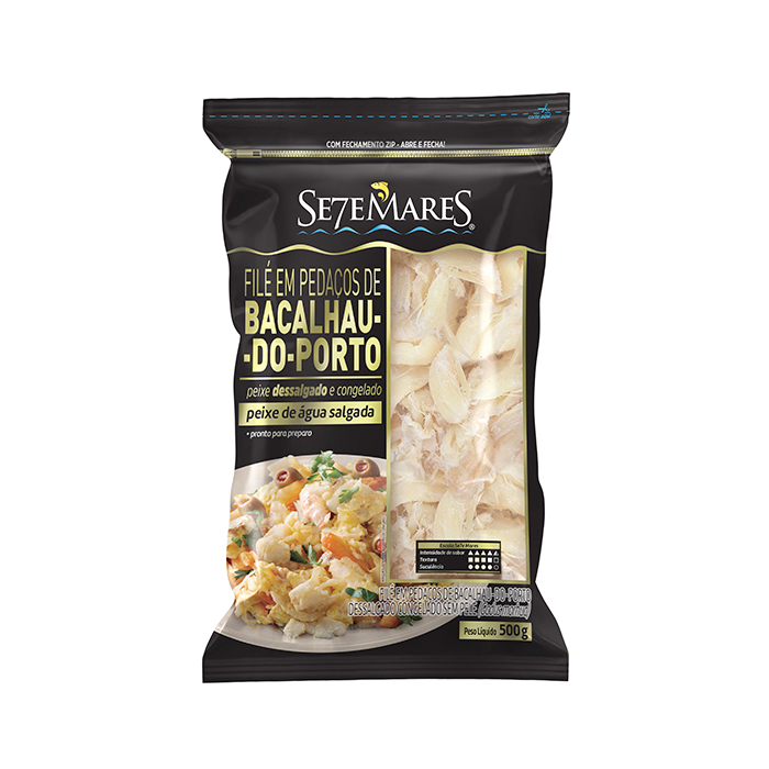 Filé em Pedaços de Bacalhau Dessalgado (Morhua)